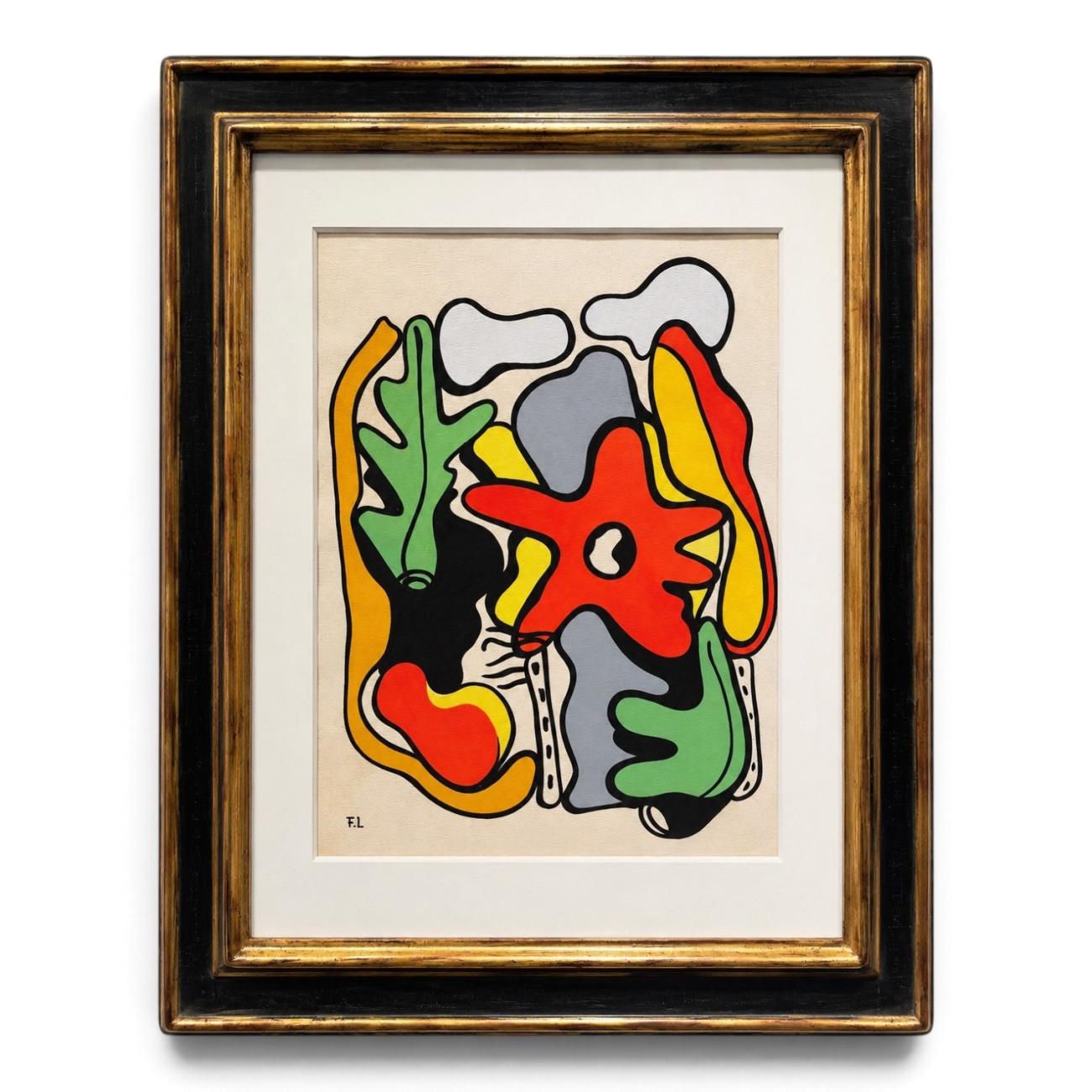 Fernand Léger, La Fleur rouge 1949 01