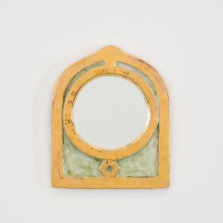 Mithé Espelt Miroir Arche 1 Terre estampée et or au four rare