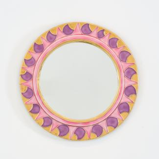 Mithé Espelt Miroir Flammes circa 1958 rare