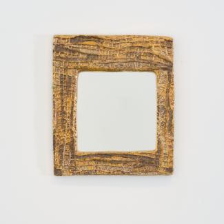 Mithé Espelt Miroir Santa Fé 1 céramique et or au four