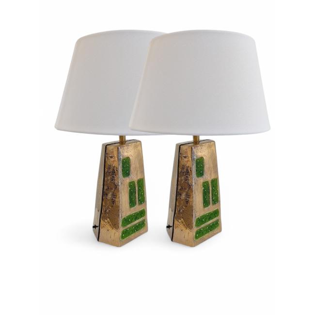 Mithé Espelt paire de lampes Pyramide 01