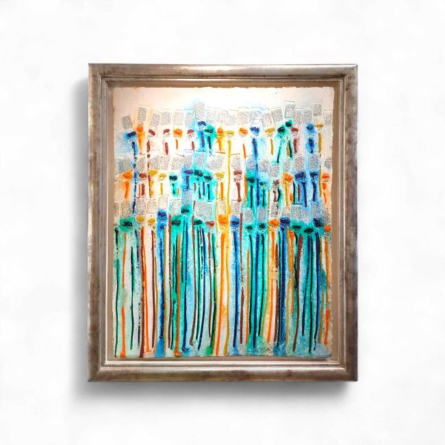 Arman tableau acrylique 02