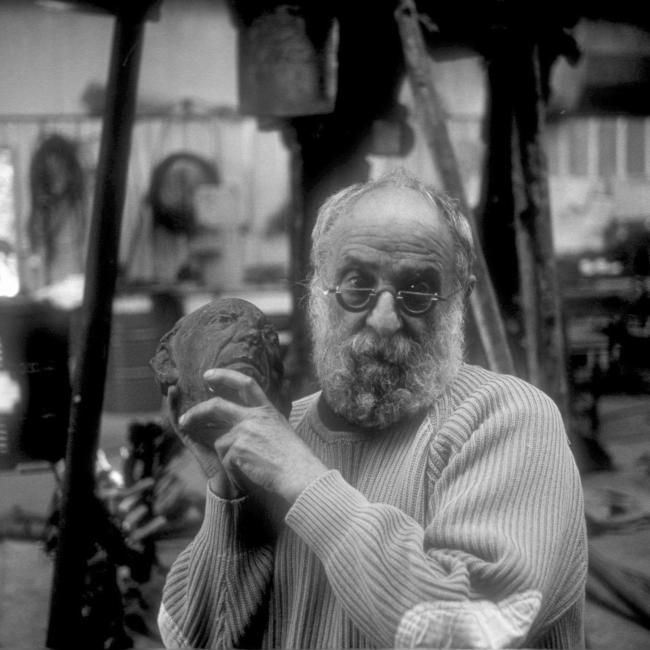 César dans son atelier