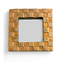 Mithé Espelt Miroir Quadrille or