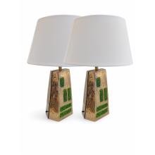 Mithé Espelt paire de lampes Pyramide 01